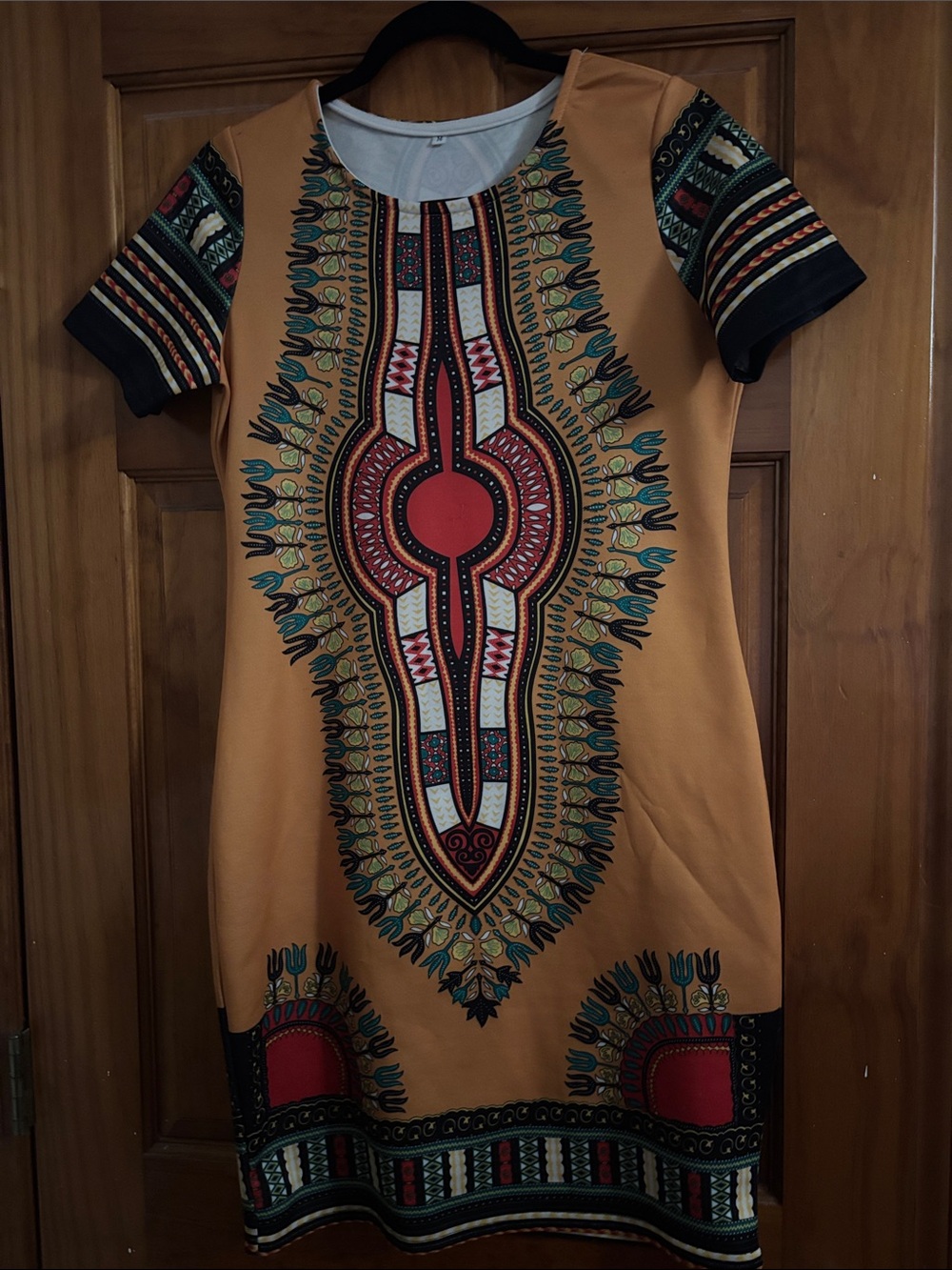 Short Sleeve African Dress